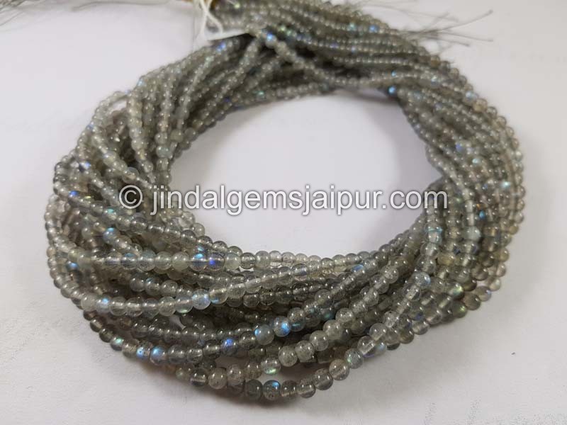 Labradorite Smooth Round Beads